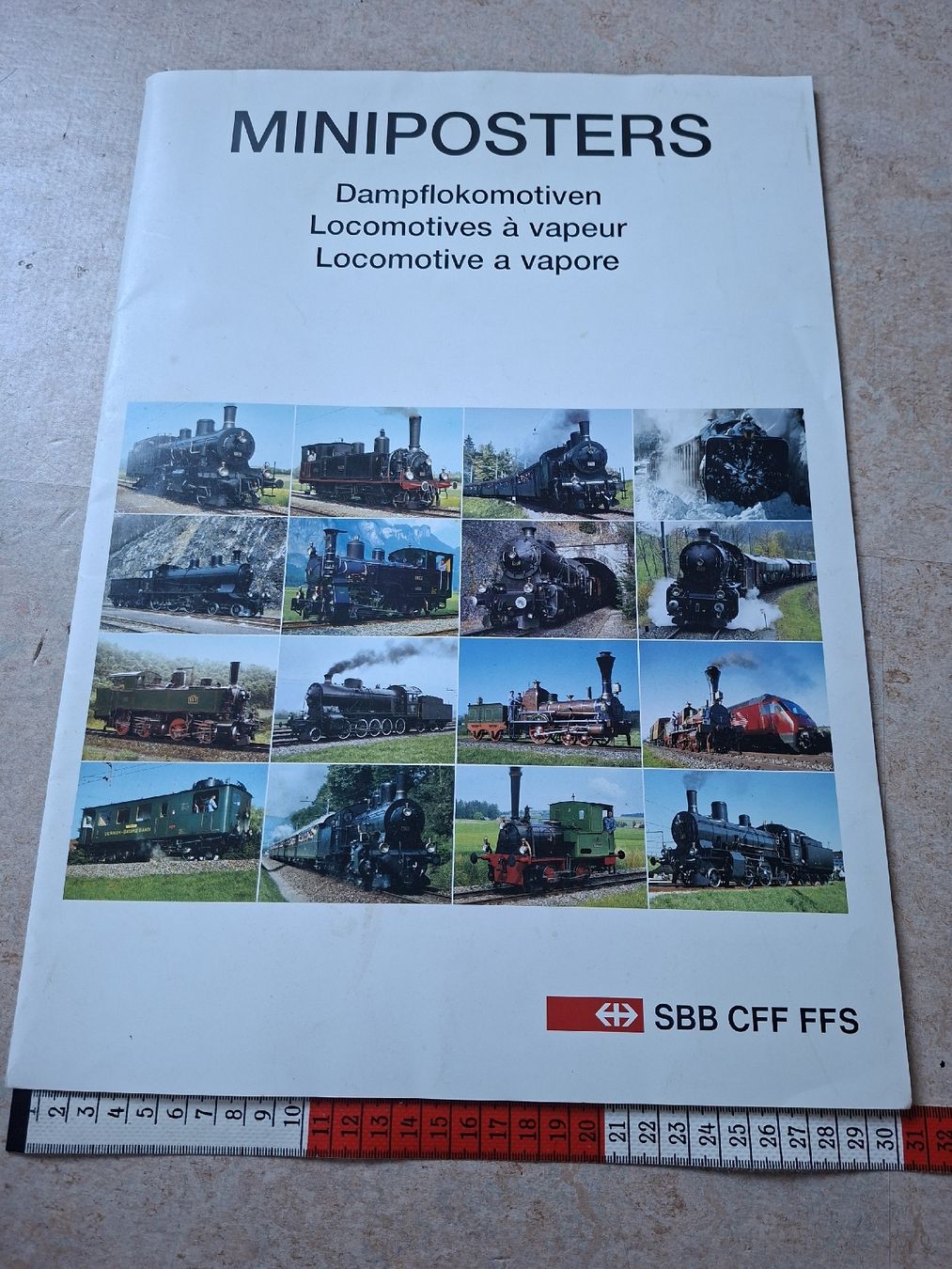 Foto & Immagini: MINIPOSTERS Dampflokomotiven SBB CFF FFS Poster Mappe – Usato da Klingnau venduto da vollmond36 4