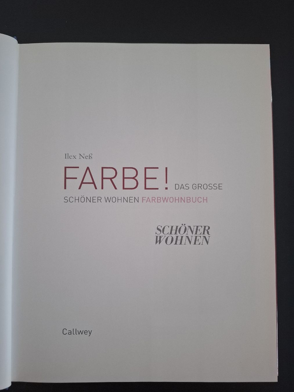 Libri: Farbe! Das grosse Farbwohnbuch • Ilex Neß • Callwey Verlag – Usato da Ottenbach venduto da Rasenmaeeher 3