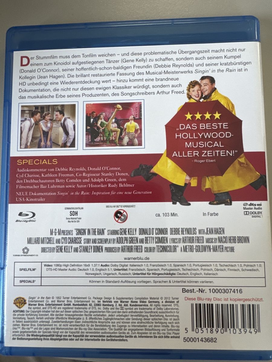 Tutti i DVDs: Singen in the Rain – Usato da Brunnadern venduto da Nanuk60 1