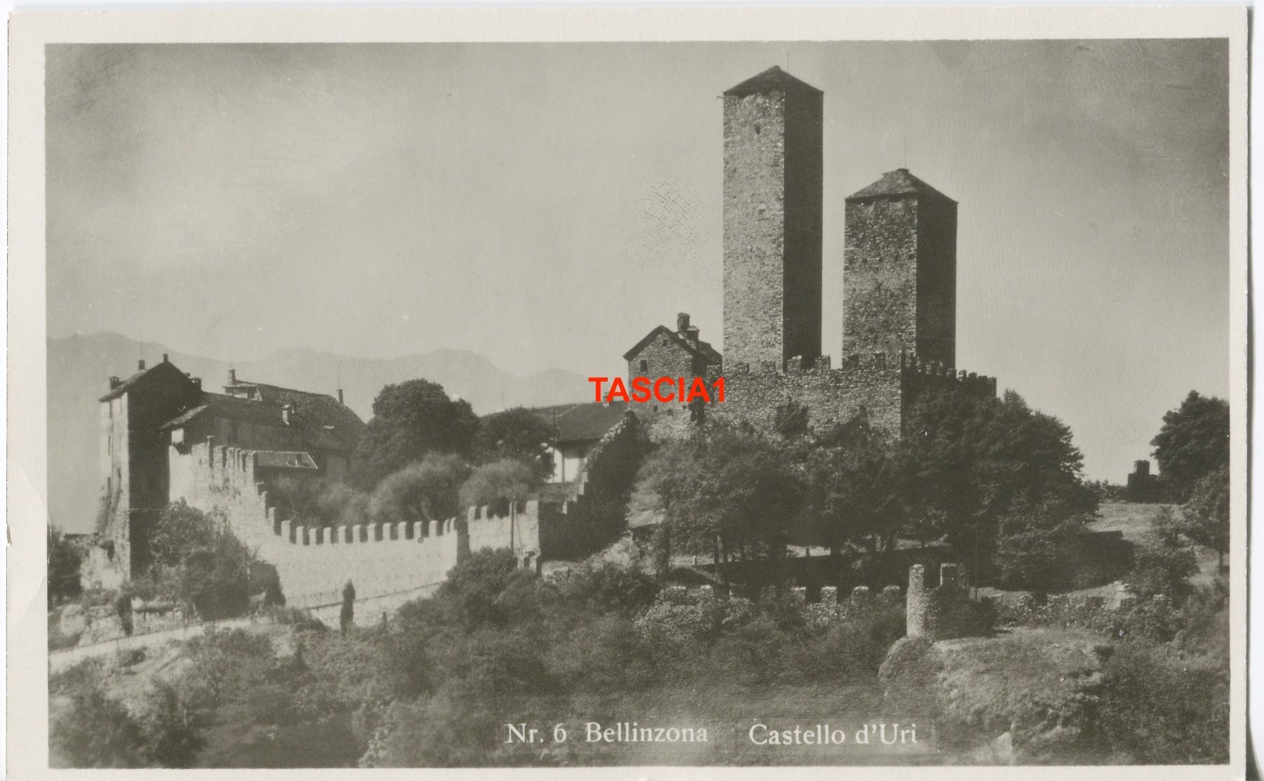 Cartoline postali: Bellinzona Castello d'Uri 1933 – Usato da coglio venduto da Tascia1