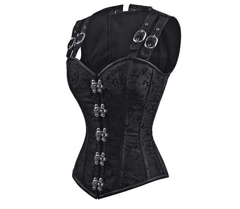 Gothic Viktorianisch korsett Corset S M L XL XXL (Neuf avec