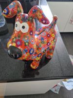 Bunte Keramik Sparschwein Hunde-Form Frühlingsdeko 🐶💖 