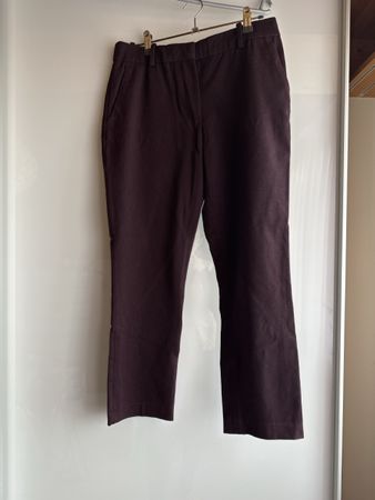 H&M Hose weinrot Grösse 40 Herbstgarderobe