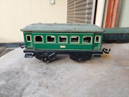 Blech Modell Eisenbahnwagen Antik