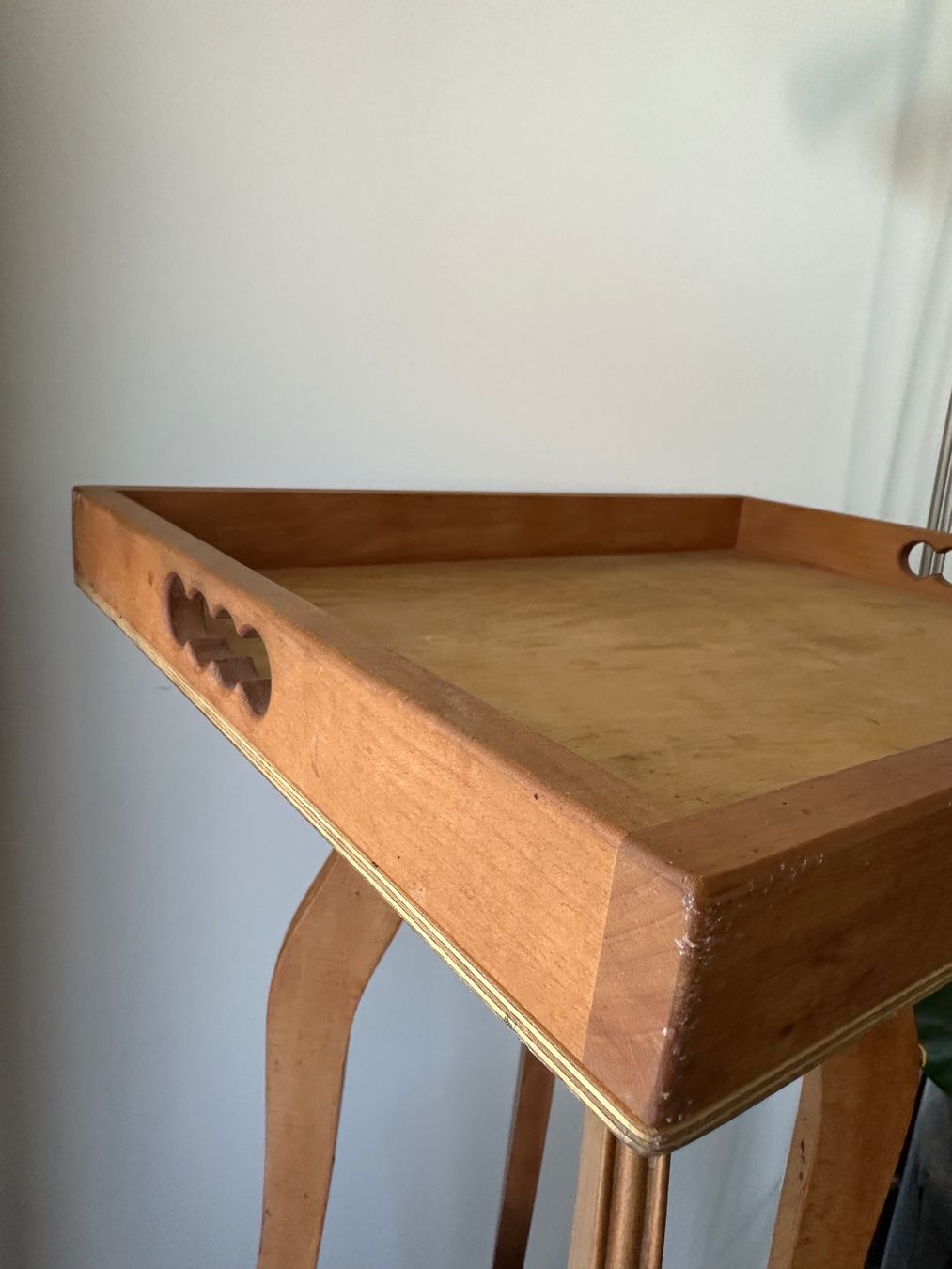 Servierplatten: HoLz SeRvieRbRett  aLt – Gebraucht aus Winkel von zeho 3