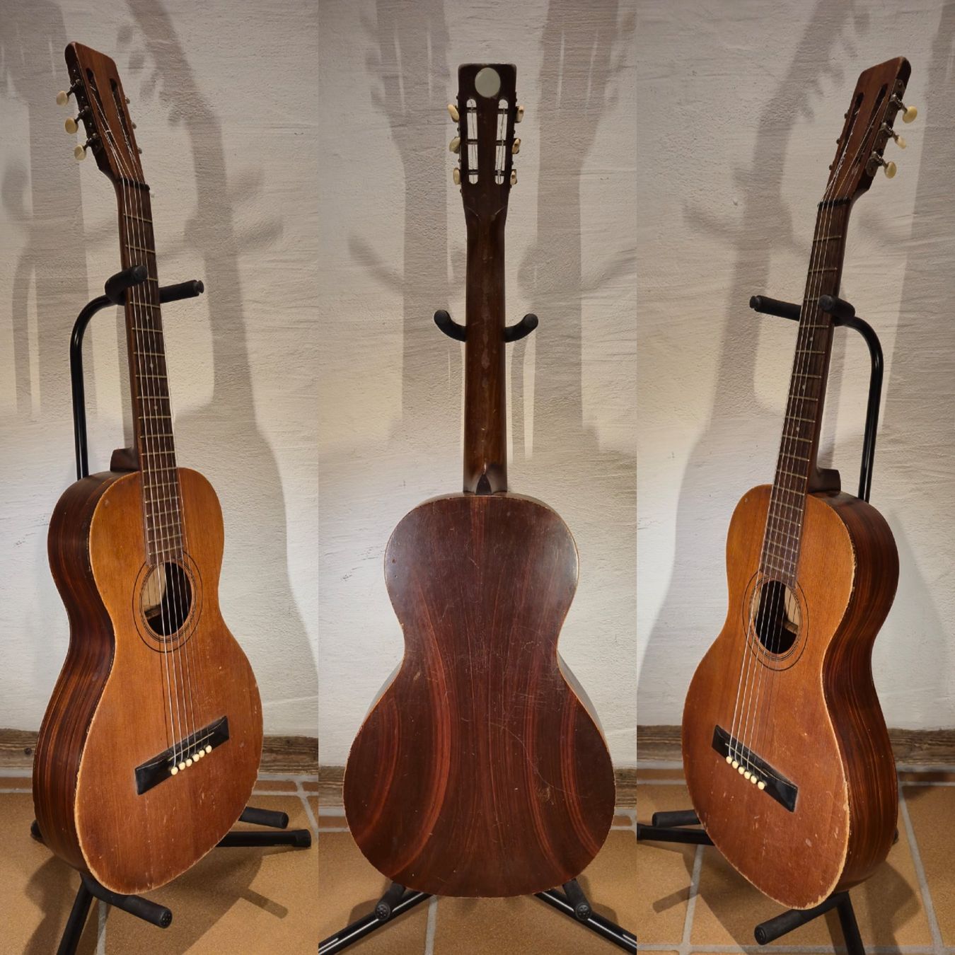 Strumenti musicali: Antike Parlor Gitarre Levin Model 3 1911 – Usato da Winterthur venduto da NorrSydGuitars 2