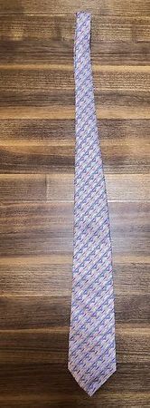 MISSONI Krawatte 100 % Seide  Zickzack & Streifen