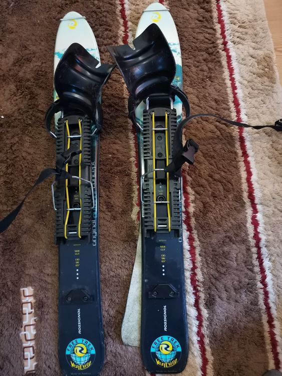 Bindings Snowblades Mini Ski Blue Rossignol Free' Zb 118 CMS Fartés