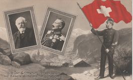 Militär- Schweiz-KaiserWilhelm II.in der Schweiz Bern 1912