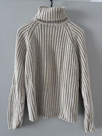 Rollkragenpullover ( XL - sonst Grösse M) geripp