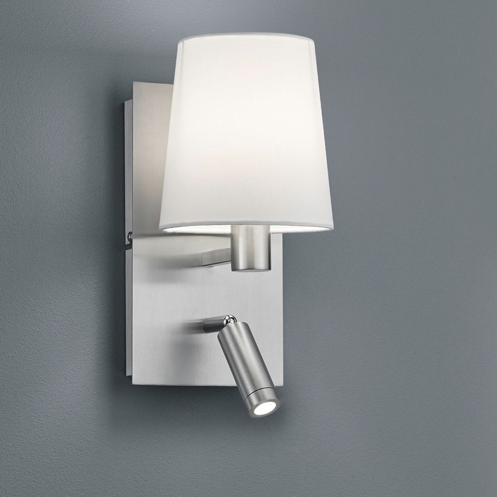 Lampade: Wandleuchte, Leselicht, Stoffschirm – Nuovo (secondo la descrizione) da Kreuzlingen venduto da Smart-Light