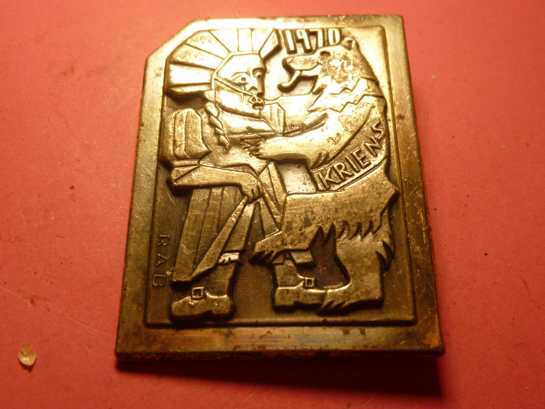 Plaquettes & Badges: KRIENS 1970  SILBER – D'occasion à Ried (Muotathal) par Mandarin02