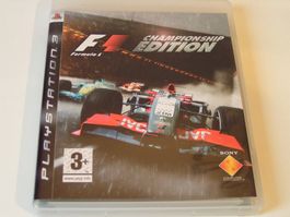 F1 Championship Edition PS3 Spiel Top Zustand