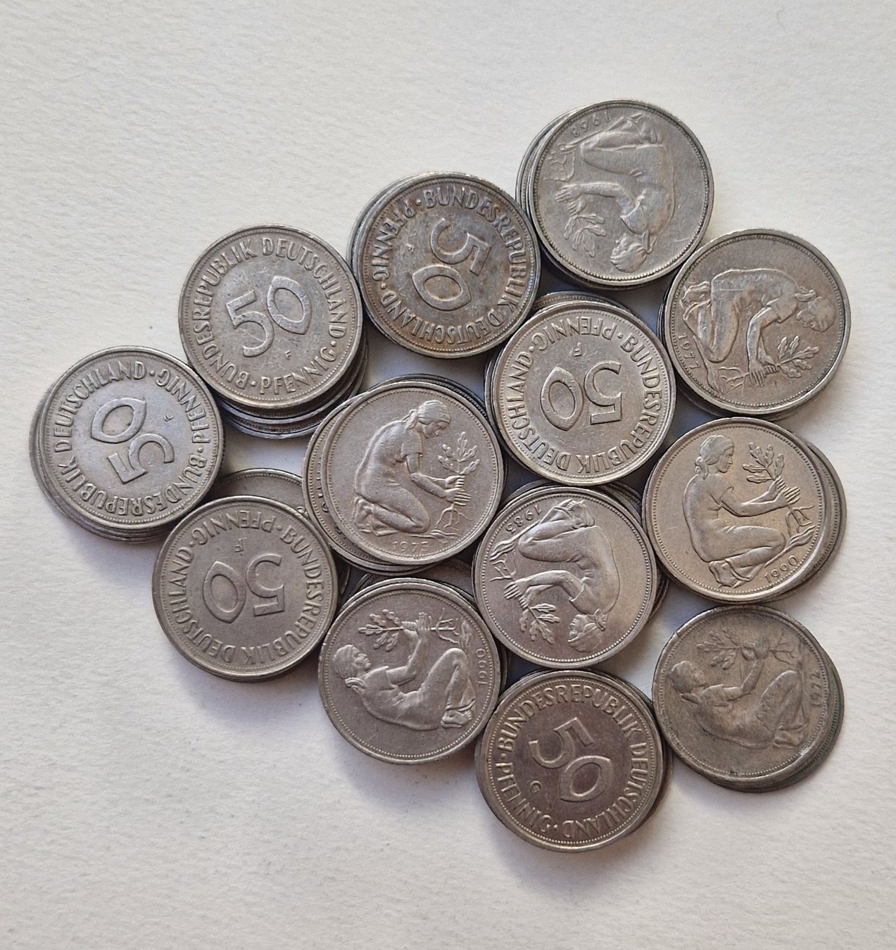 Tutti le monete: Div. Münzen Deutsche Mark  – Usato da Ueberstorf venduto da Rasant3 3