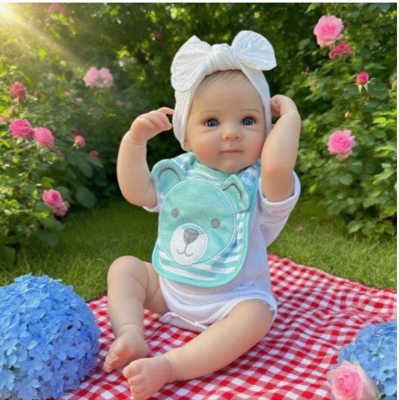 Bambole: Reborn Baby Puppe, lebensecht Mädchen – Nuovo e nell'imballaggio originale da Amriswil venduto da Ravinvida 3