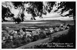 Walzenhausen, Blick auf Bodensee und Pfänder