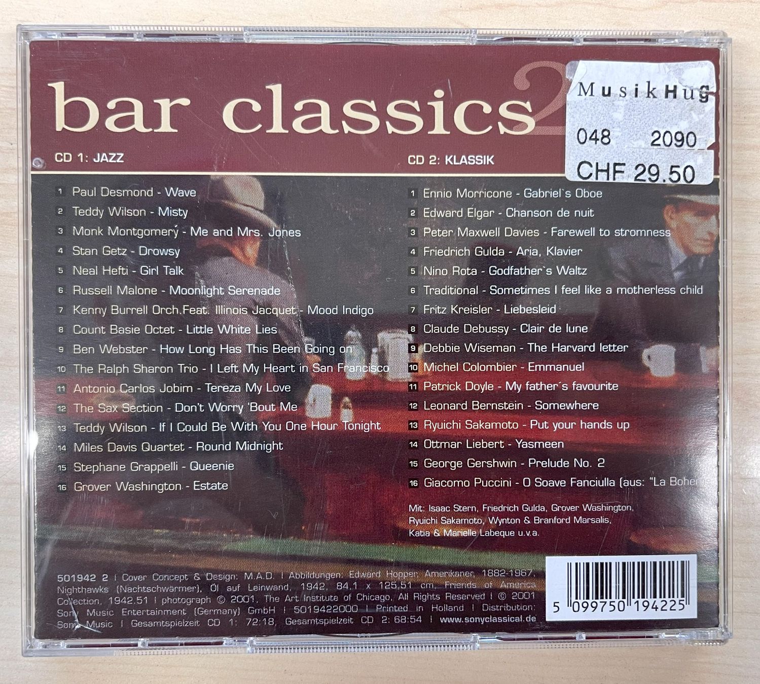 CDs: Bar Classics 2 - CD – Gebraucht aus Oftringen von Vucki 1