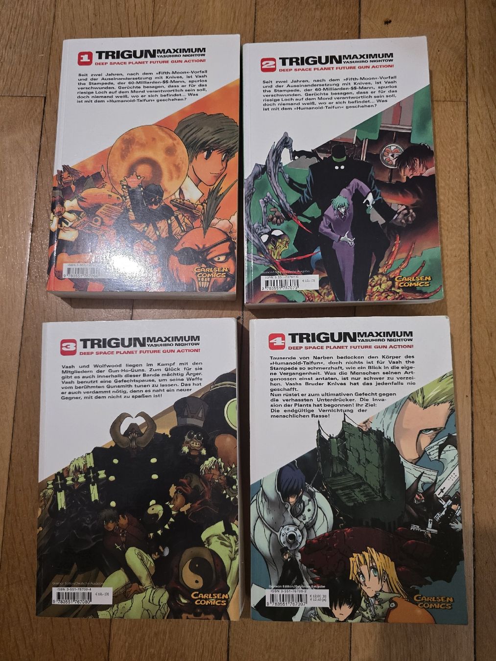 BD: Trigun Maximum Manga Volumes 1-4 Set – D'occasion à Winterthur par DattWizzard 1