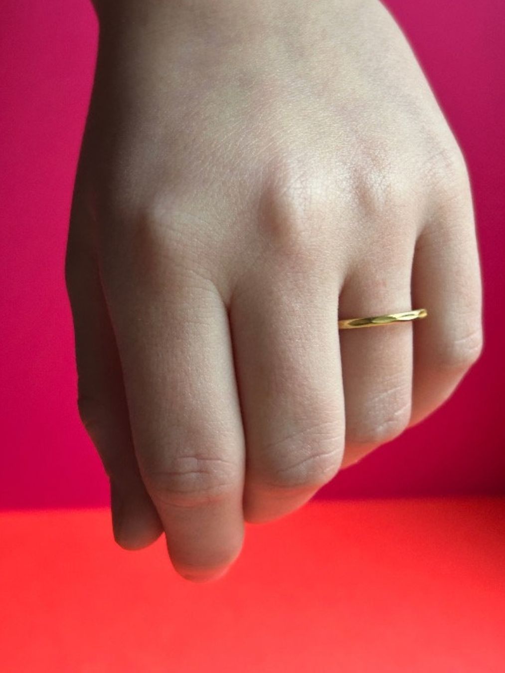 Anelli: goldener Ring schlicht modern – Usato da Dittingen venduto da Bijoubelle 7