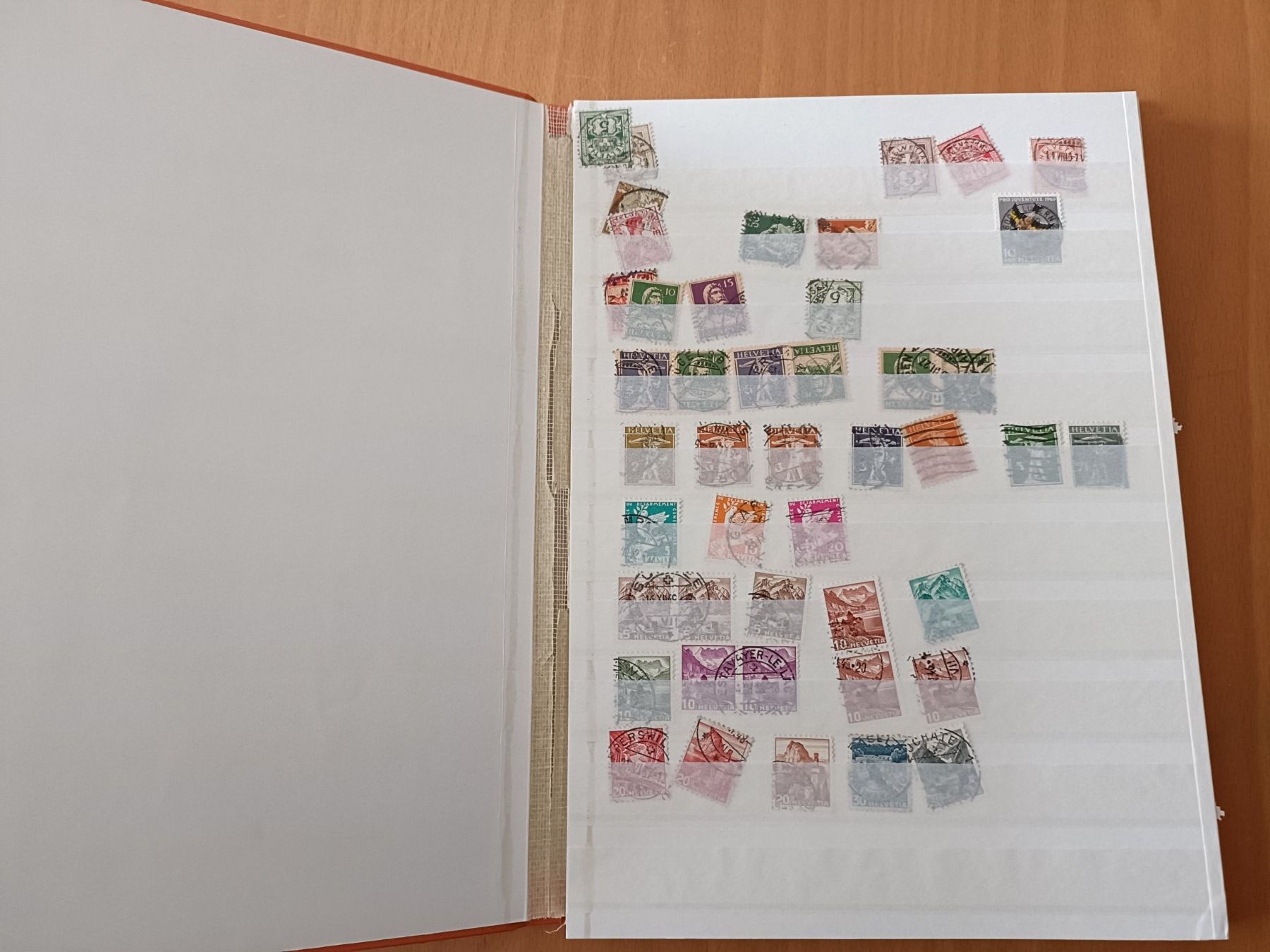 Alben: Briefmarken Sammlung – Gebraucht aus Luzern von tristan696
