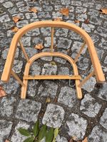Rückenlehne für Schlitten Holz massiv guter Zustand