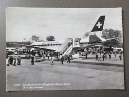 SWISSAIR - DC-8 - INTERKONTINENTALER FLUGHAFEN ZÜRICH-KLOTEN