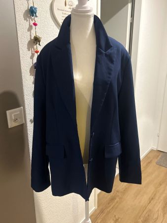 Blazer dunkelblau von Boohoo Gr. 38