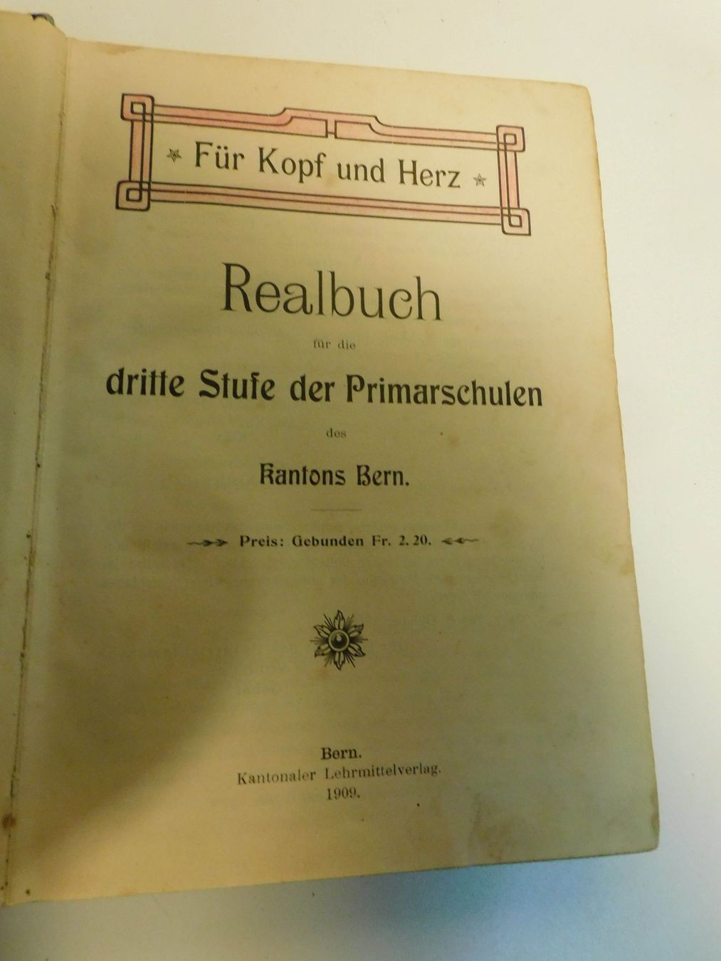 Libri: Schulbuch antik  Buch 1909 Realschule   antikes Buch – Usato da Sursee venduto da 76 5