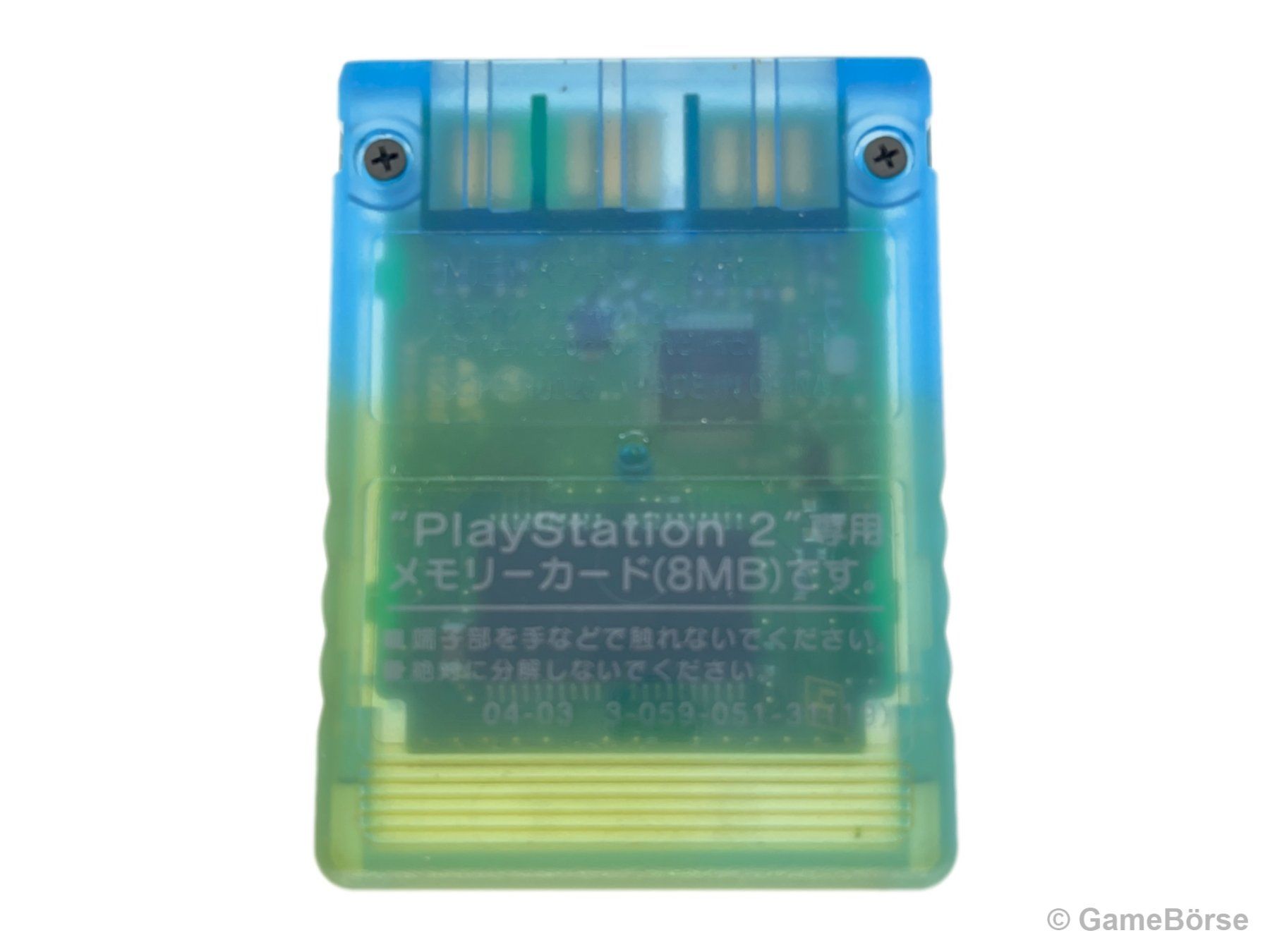 Sony Memory unit & Memory card: PS2 Memory Card 8MB Transparent Blau Original – Usato da Stettfurt venduto da GameBoerse 1