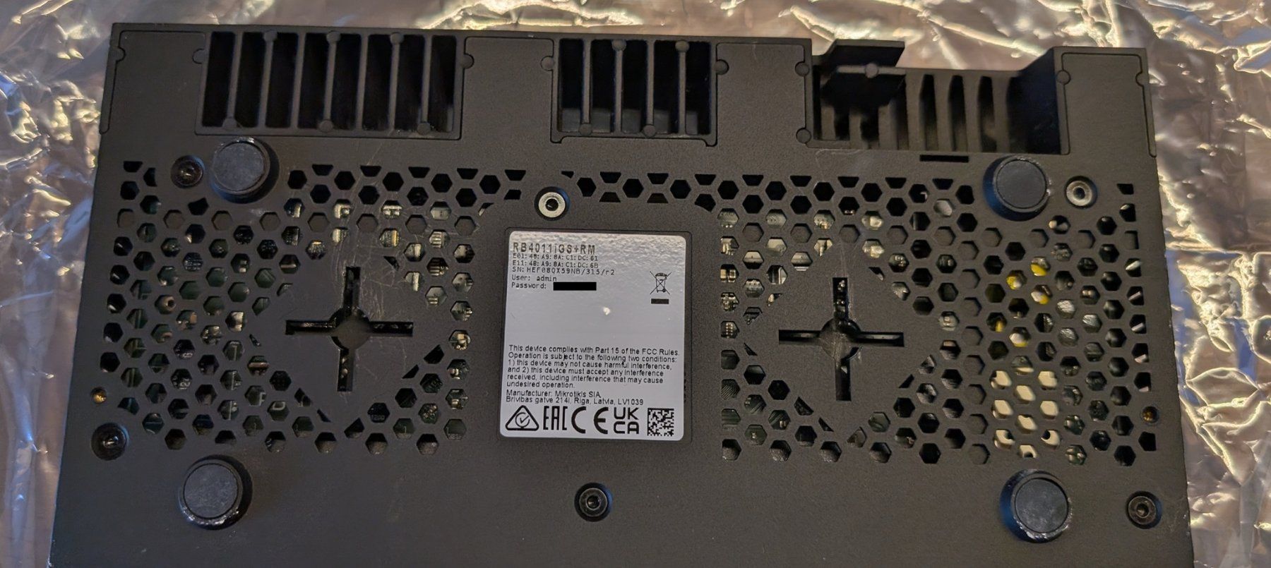 Mikrotik Modem & Router: Mikrotik RB4011iGS + RM Router – Usato da Baltschieder venduto da lea_m2hc 1