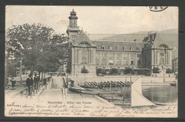 Carte P de 1903 ( Neuchâtel / Hôtel des Postes )