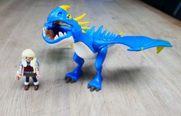 Playmobil Drache Sturmpfeil und Astrid von Dragons