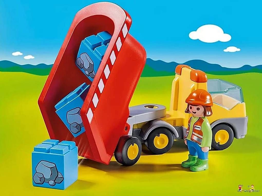 Playmobil Giocattoli: Playmobil 1.2.3 Kipplaster 70126 – Nuovo e nell'imballaggio originale da Birsfelden venduto da der-Wegweiser 3