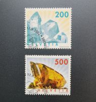 Schweiz Serie Freimarken Mineralien, 2002, Ersttag