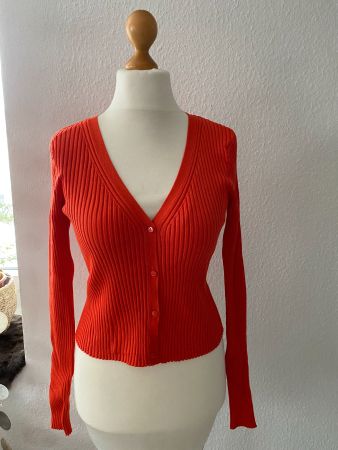 Cardigan in Orange , Gr. M (38) *NEU*