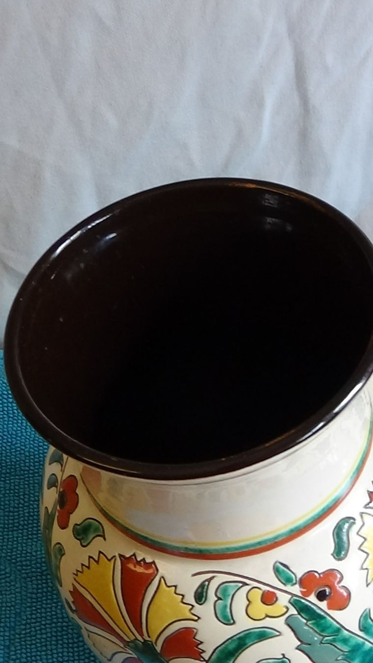 Vasi & Recipienti: Antike Vase J . Stucki Langnau Steingut – Usato da Wiedlisbach venduto da Bobesch10 2