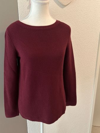 Damen Langarm - Pullover bordeaux gerippt von Streed One