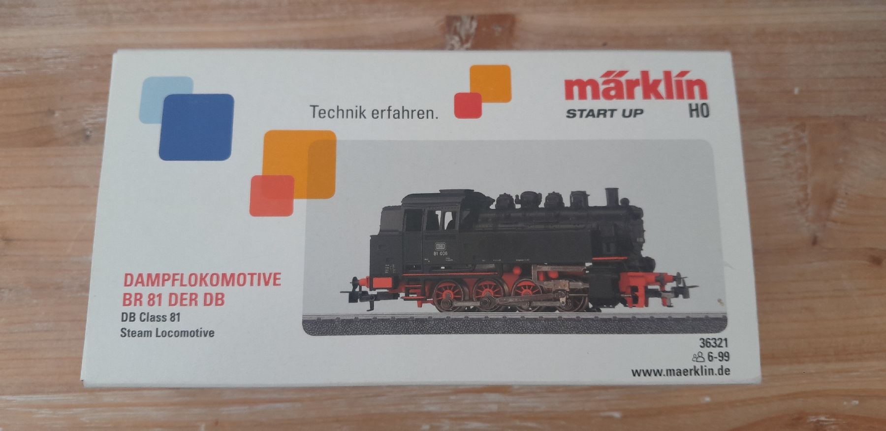 Märklin Start up 36321 – Tenderlok BR 81, DB, Ep.III : Märklin