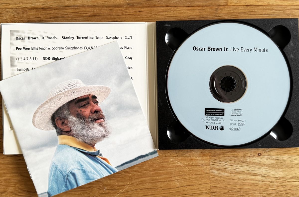 CD: CD Oscar Brown Jr. - Live Every Minute – Usato da Zürich venduto da tomakomai 2