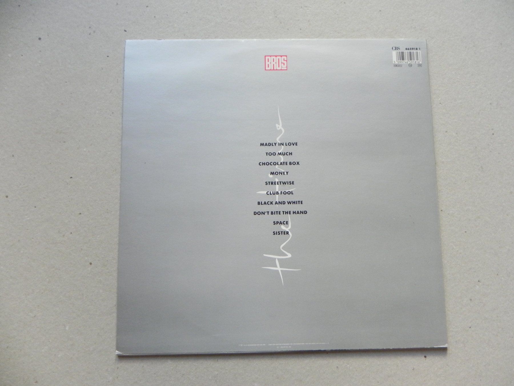 Schallplatten: LP brit. Synth Pop  Band Bros 1989 The Time – Gebraucht aus Siebnen von krimsie 1