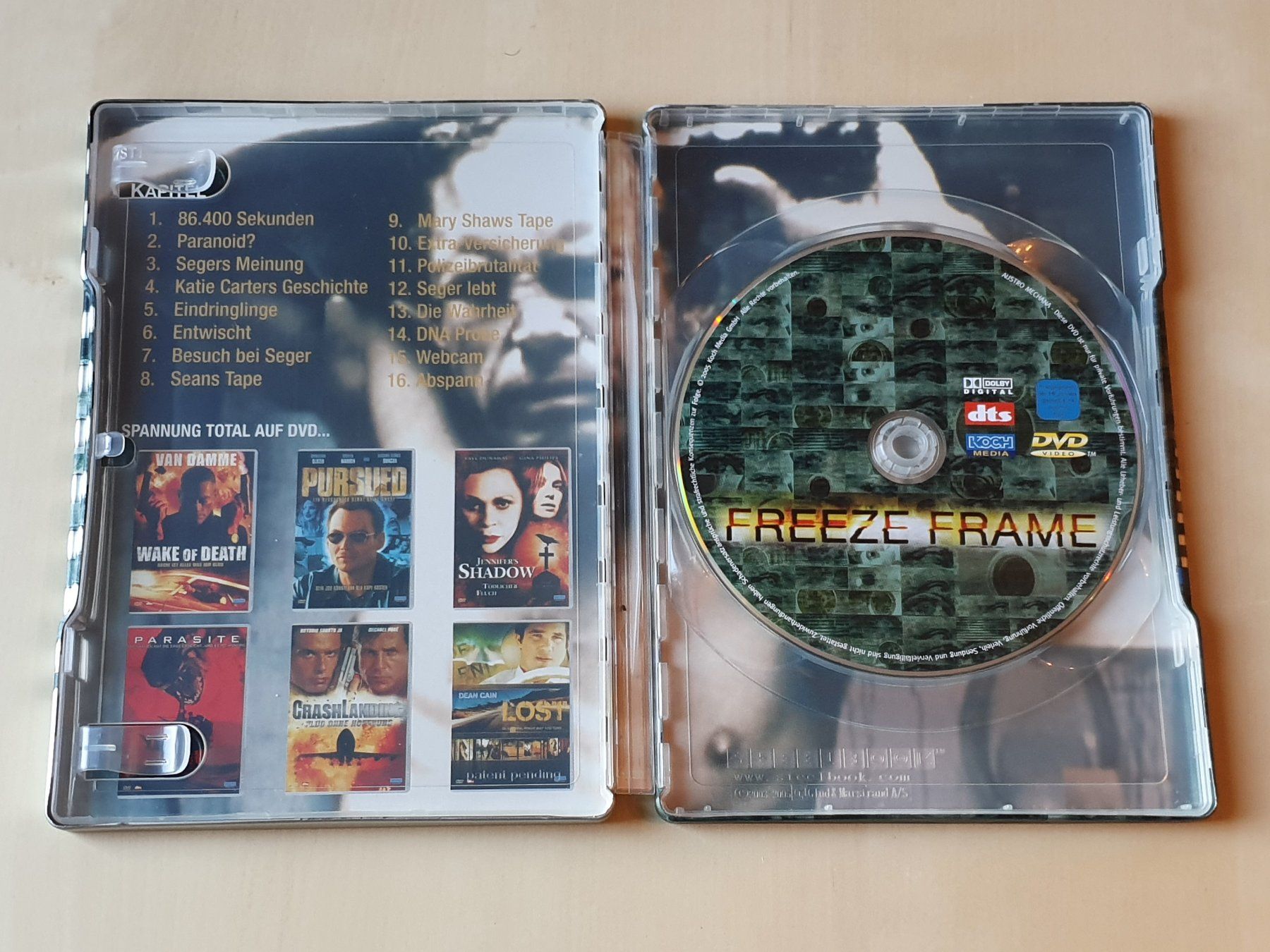 Tutti i DVDs: Freeze Frame Steelbook – Usato da Stansstad venduto da collectorsshop 2