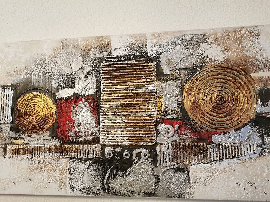 Foto & Immagini: Modernes Original Leinwand Bild abstrakt  – Usato da Beckenried venduto da Angelfish