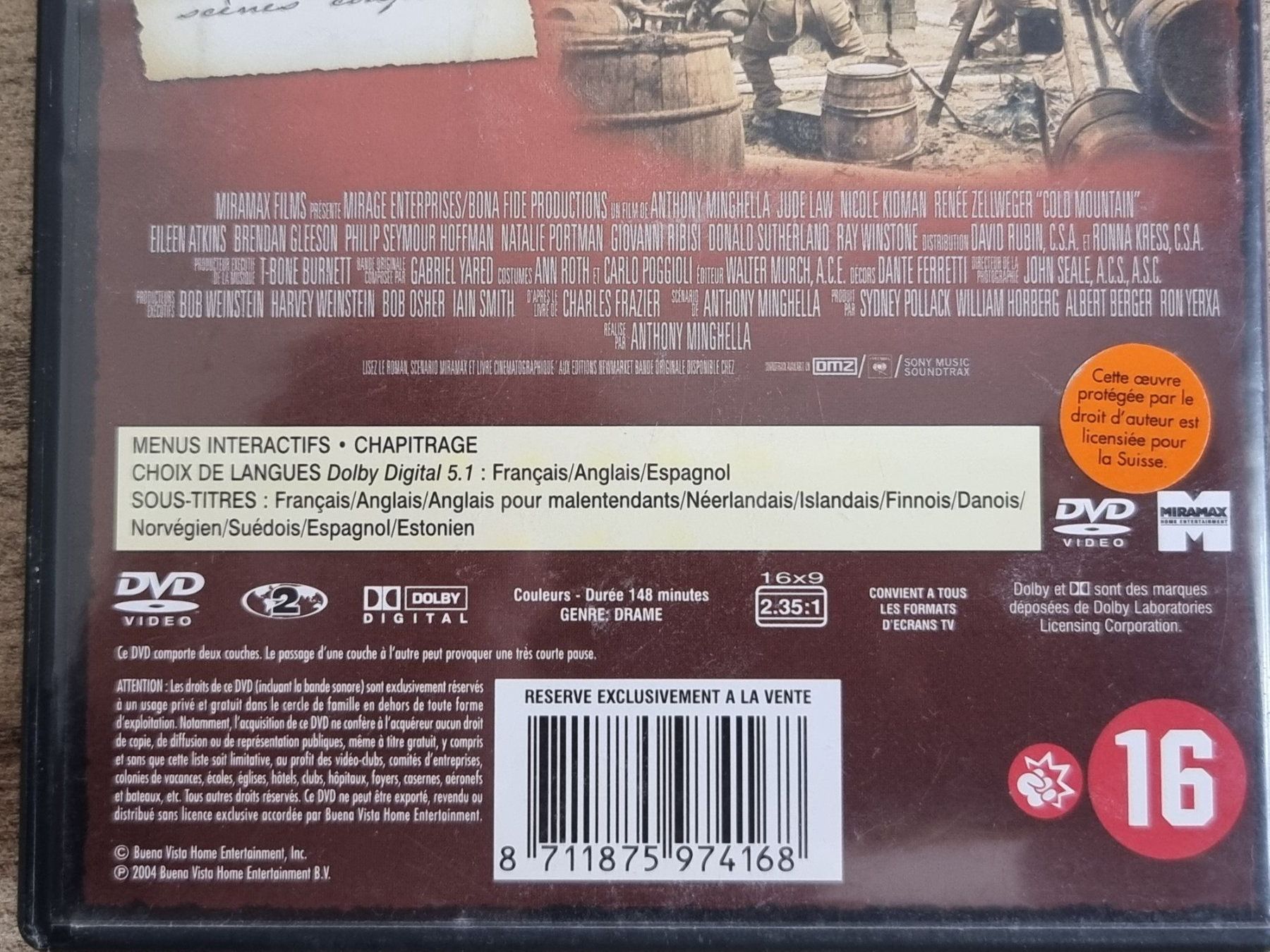 Tutti i DVDs: Retour à Cold Mountain – Usato da Chavannes-près-Renens venduto da XWR4 3