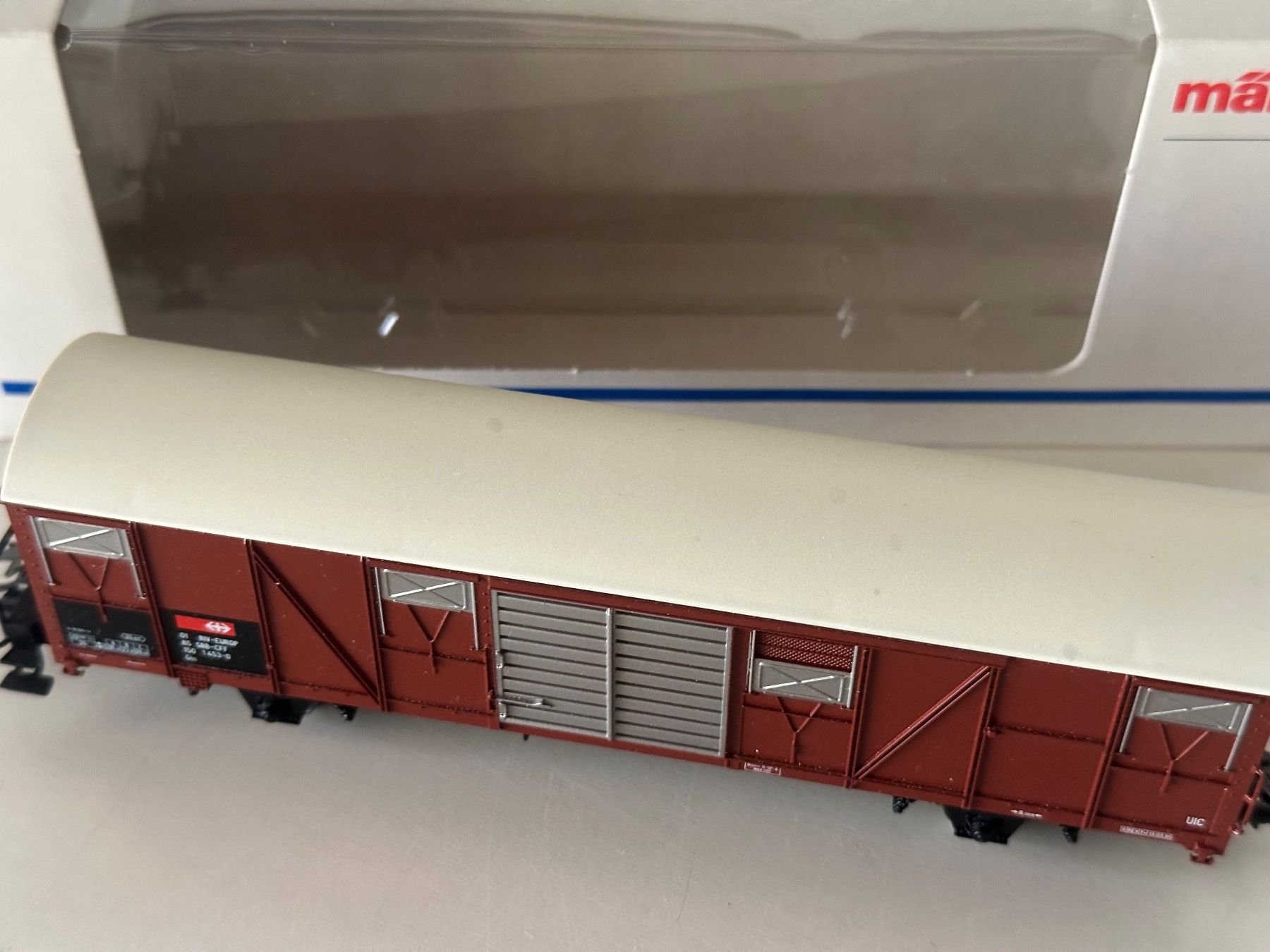 Märklin Modellini di ferrovie: Märklin H0 4727 SBB Güterwagen – Usato da Aarburg venduto da flacon05 2