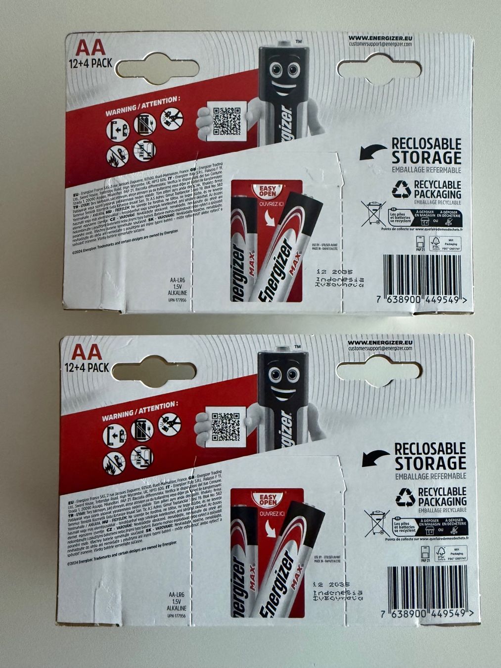 Energizer Caricatori & Batterie: Energizer AA, 32 pcs – Nuovo e nell'imballaggio originale da St-Gingolph venduto da GoldenKeys 1