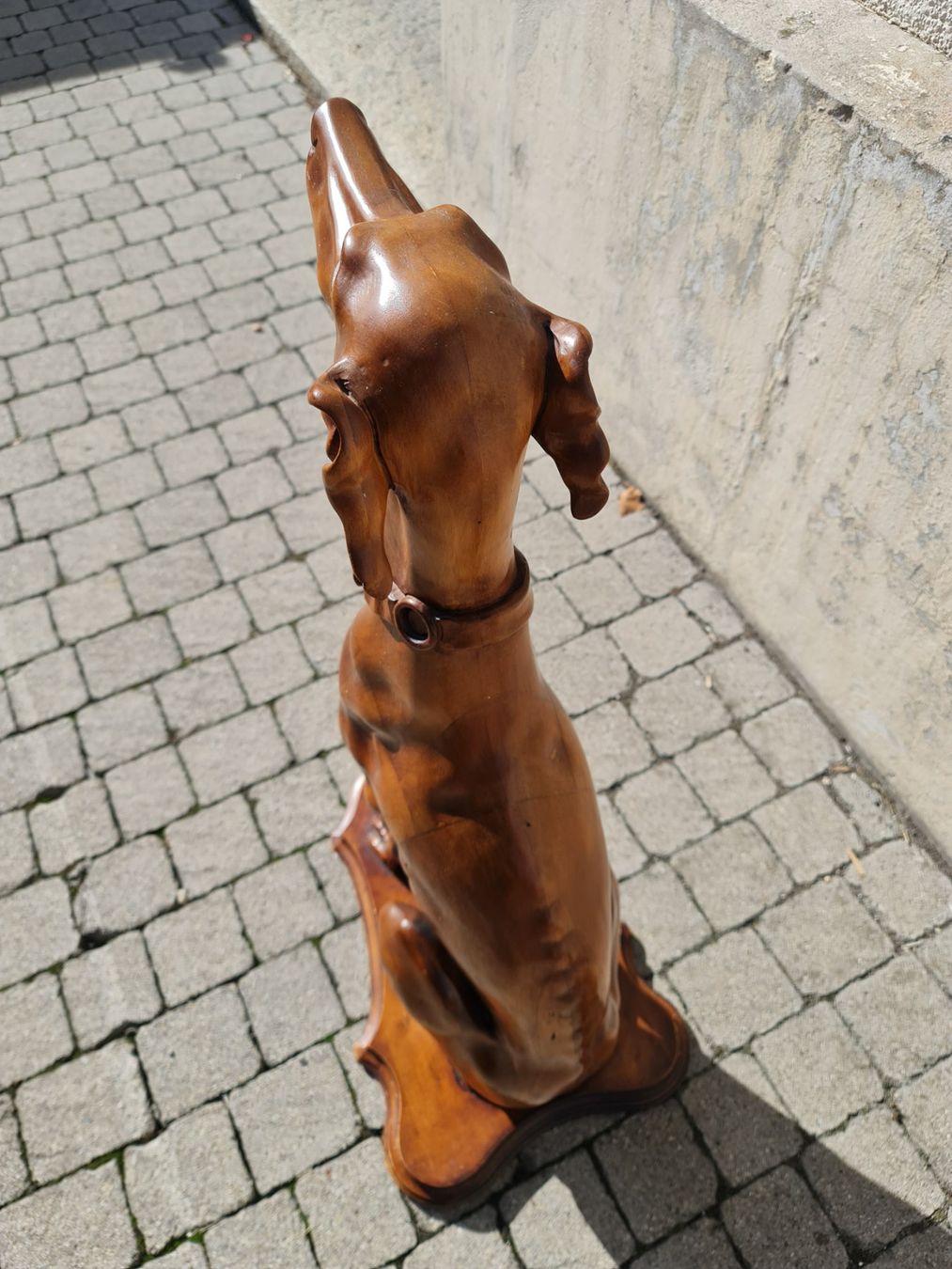 Skulpturen & Statuen: Grosse Holzskulptur Windhund – Gebraucht aus Degersheim von Tosam_Degersheim 9