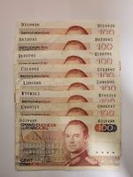 Banknoten aus Luxemburg