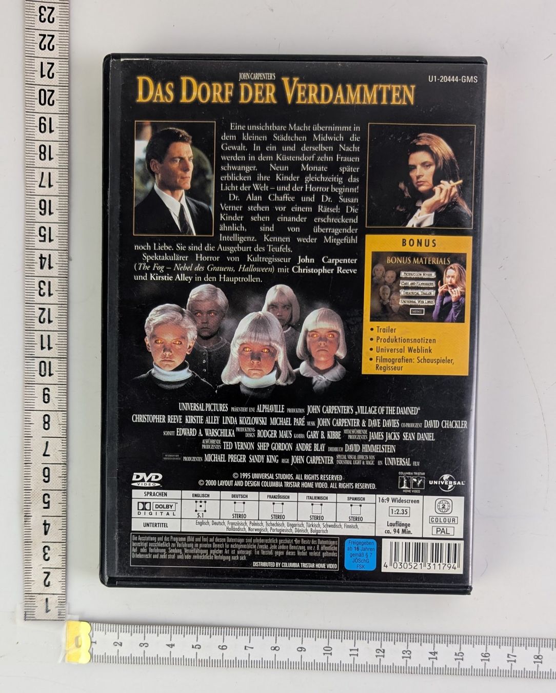 Alle DVDs: Das Dorf der Verdammten - John Carpenter - DVD Horror – Gebraucht aus Zürich von axolottchen 1