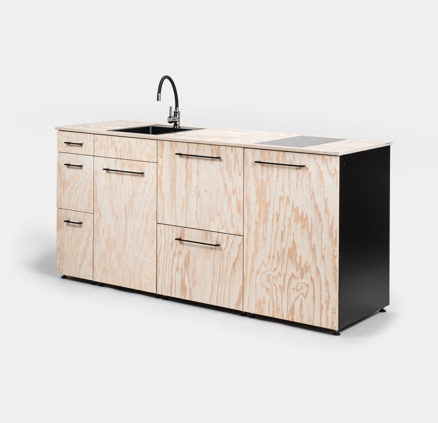 Cucine complete: TinyKüche Basilea – Nuovo (secondo la descrizione) da Basel venduto da WoodAndLuxuryGmbH 9