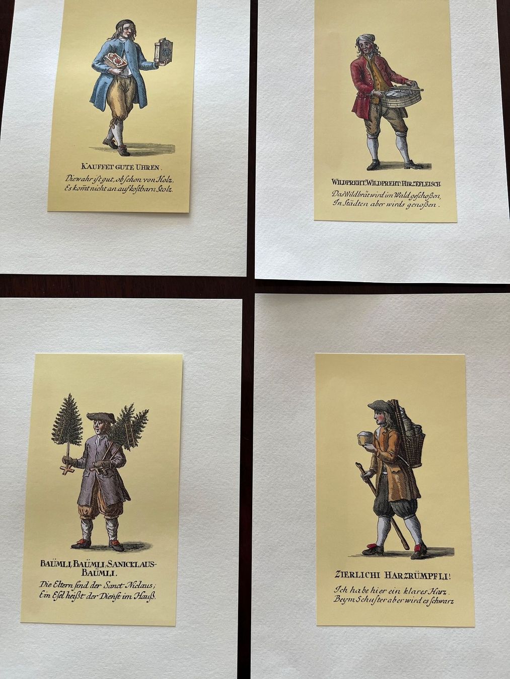 Foto & Immagini: David Herrliberger's  Ausrufbilder -  Berufe um 1800 – Usato da Stetten AG venduto da Brissago25 5